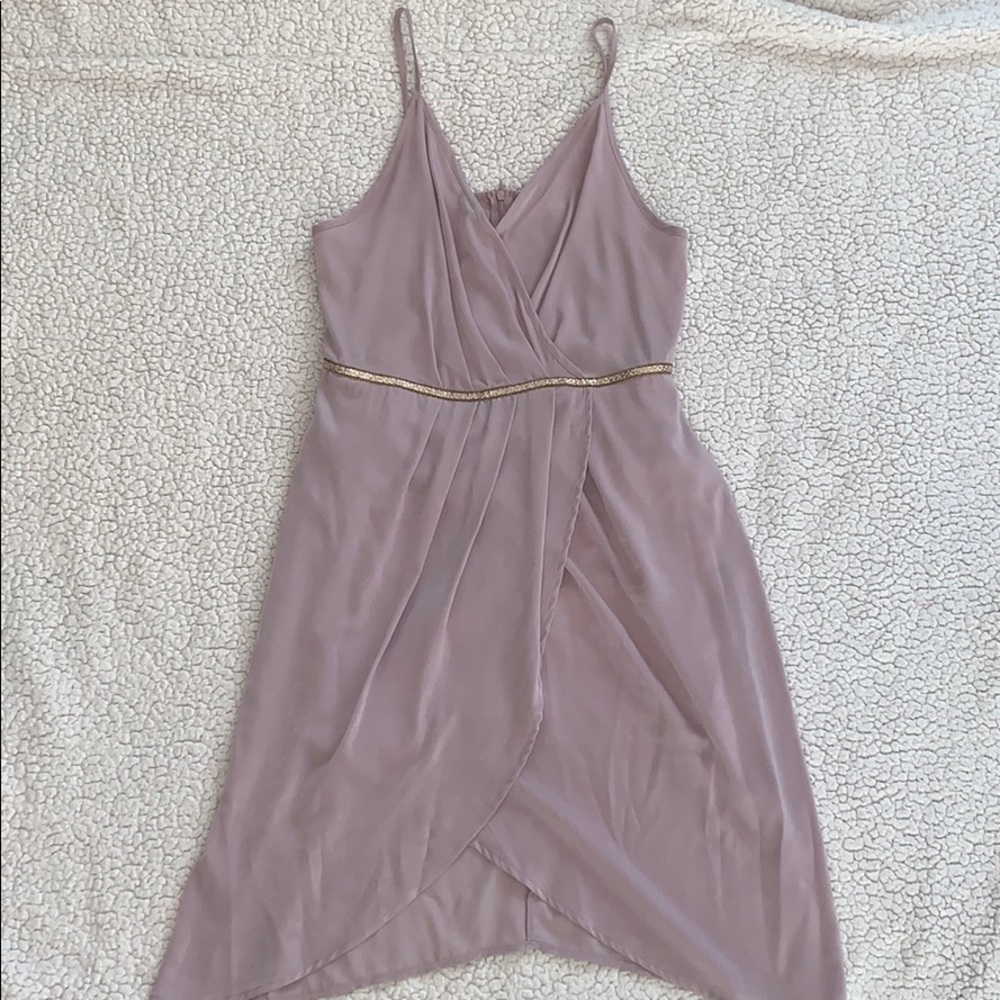 Mauve Tulip Skirt Dress
